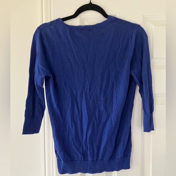 Morgan City Women's Lightweight Sweater Cardigan 1/2 sleeve (medium) - Picture 2 of 5